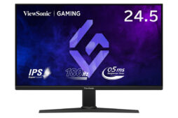 ビューソニックジャパン、高リフレッシュレート対応24.5型ゲーミングディスプレイ「VX2528J-7」を発