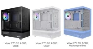 Thermaltake、ピラーレスデザインPCケース「View 270 TG ARGB」シリーズを発売