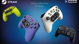 株式会社ホリ、「ワイヤレスホリパッド for Steam」を10月31日に発売
