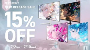 Pixioが新たに4K対応の27インチゲーミングモニター「PX27UWAVE」を発表