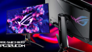 ASUS、32インチ有機ELゲーミングモニター「ROG Swift OLED PG32UCDM」を発売
