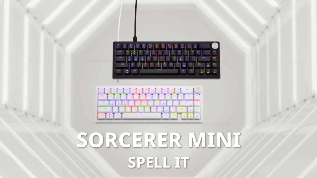 XPGから新登場!「SORCERER」と「SORCERER MINI」ゲーミングキーボード