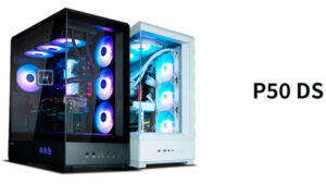 ZALMAN、ディスプレイ搭載ピラーレスデザインPCケース「P50 DS」シリーズを発売