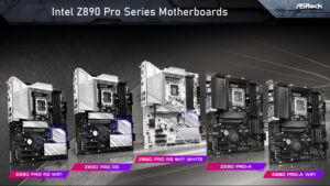 ASRock、Intel Z890チップセット搭載マザーボード13モデルの発売を発表