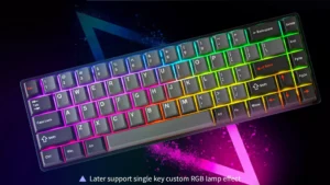 65%サイズゲーミングキーボード「DrunkDeer G65 PBT Keycaps」発売!特許取得の衝撃吸収構造を搭載