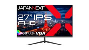 JAPANNEXT、27インチフルHD対応IPSモニター「JN-IPS271FHD」を発売