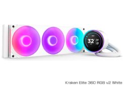 NZXT、円形液晶搭載の新型簡易水冷CPUクーラー「Kraken Elite(2024)シリーズ」を発売