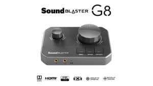 クリエイティブメディア、ゲーミングUSB-DAC「Sound Blaster G8」を発売 – ゲーム体験を向上させる新機能搭載!