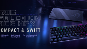 ASUS ROG初のラピッドトリガー＆スピードタップ搭載「ROG Falchion Ace HFX」登場！