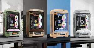 八角柱デザインのPCケース「The Tower 300」に新色4モデルが登場