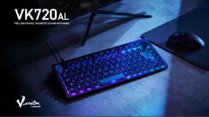 エレコム、磁気式スイッチ搭載ロープロファイルゲーミングキーボード「VK720AL」シリーズを先行予約販売開始