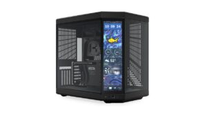 HYTE「Y70 Touch Infinite」登場！ピラーレス式パノラマ強化ガラス・14.9インチタッチスクリーン搭載のPCケース