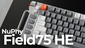 Nuphyから新登場！磁気スイッチ搭載のゲーミングキーボード「Field75 HE」と「Halo65 HE」