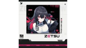 キャラクターデザインが映えるゲーミングマウスパッド「絶」発売！