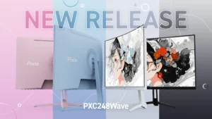 Pixio「PXC248 Wave」予約販売開始!FPSに最適な24インチ湾曲ゲーミングモニター