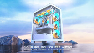 GIGABYTE、美しさと機能を両立した新型PCケース「C500 PANORAMIC STEALTH ICE」を発表！ミドルタワーに充実の最新構成も同時登場