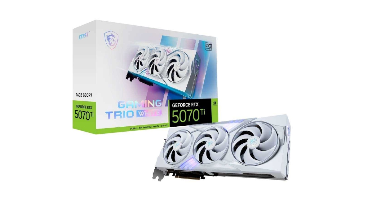 MSI「GeForce RTX 5070 Ti 16G GAMING TRIO OC WHITE」登場!高性能×美麗ホワイト仕様の注目GPUが登場