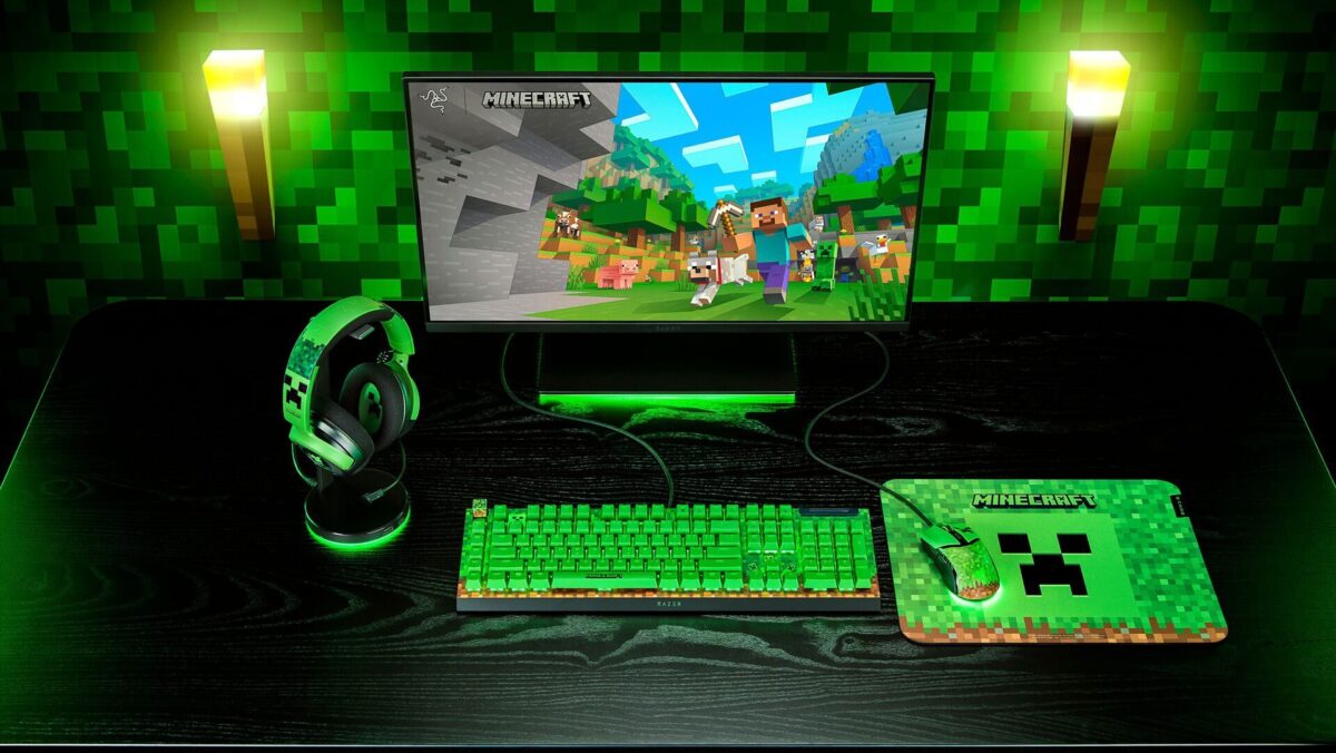 Razer×Minecraftの夢のコラボが実現!「Razer|Minecraftコレクション」が6月27日発売
