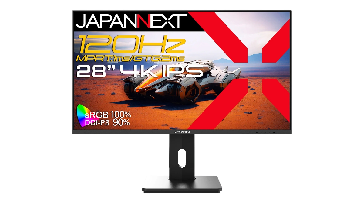 JAPANNEXTが新ゲーミングモニター2機種を発売!4K/120Hz対応モデル&USB-C給電対応32型モニター登場